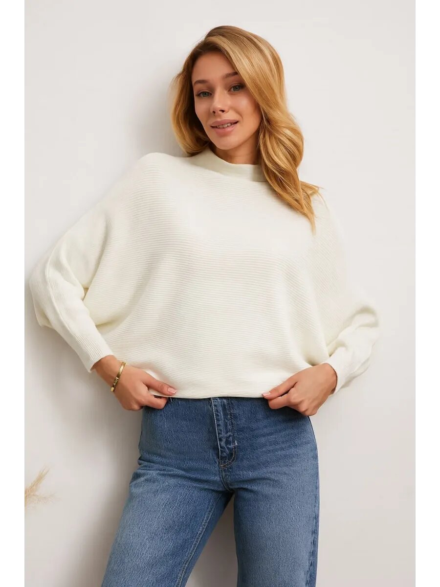 Свитер RM shopping базовая, размер 44-50, , белый