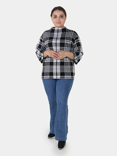 Свитер размер One Size, , черный