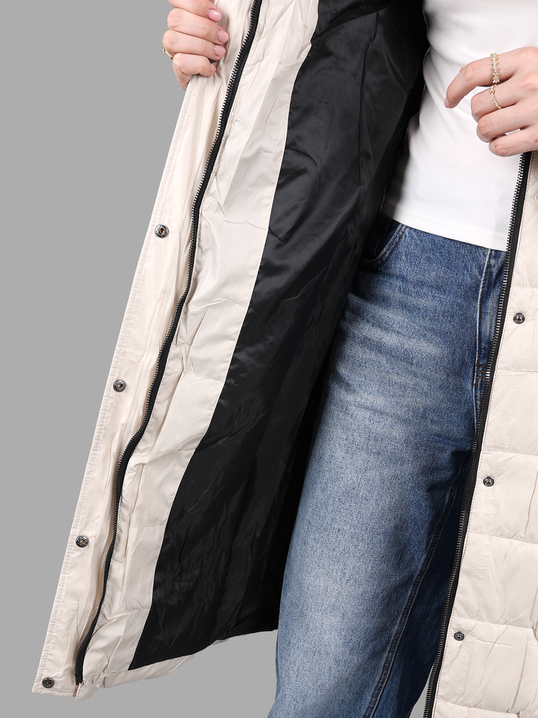 Куртка , размер 54, белая — фото 1