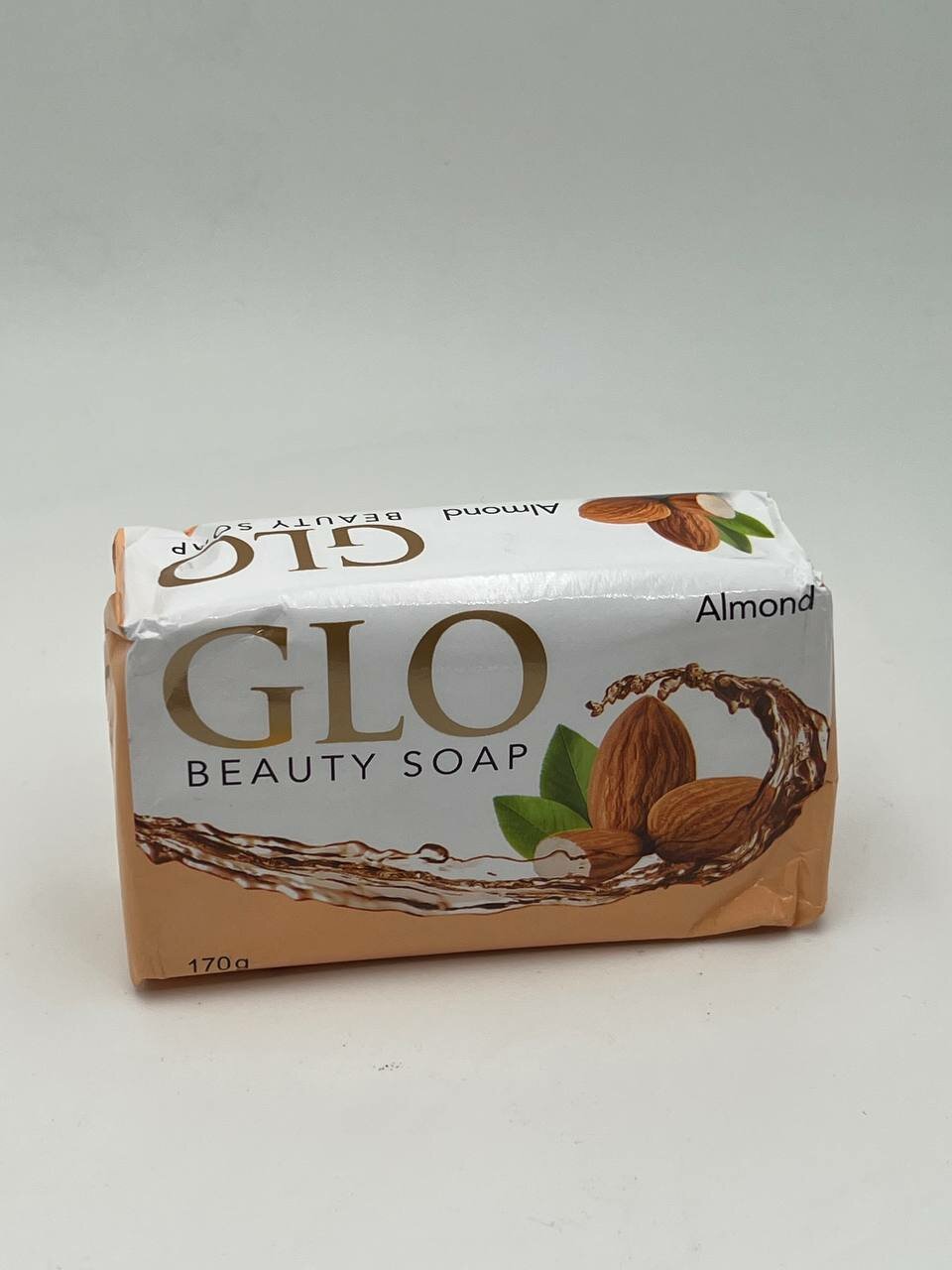 Туалетное мыло Glo, с миндалем, без искусственных красителей, 170г