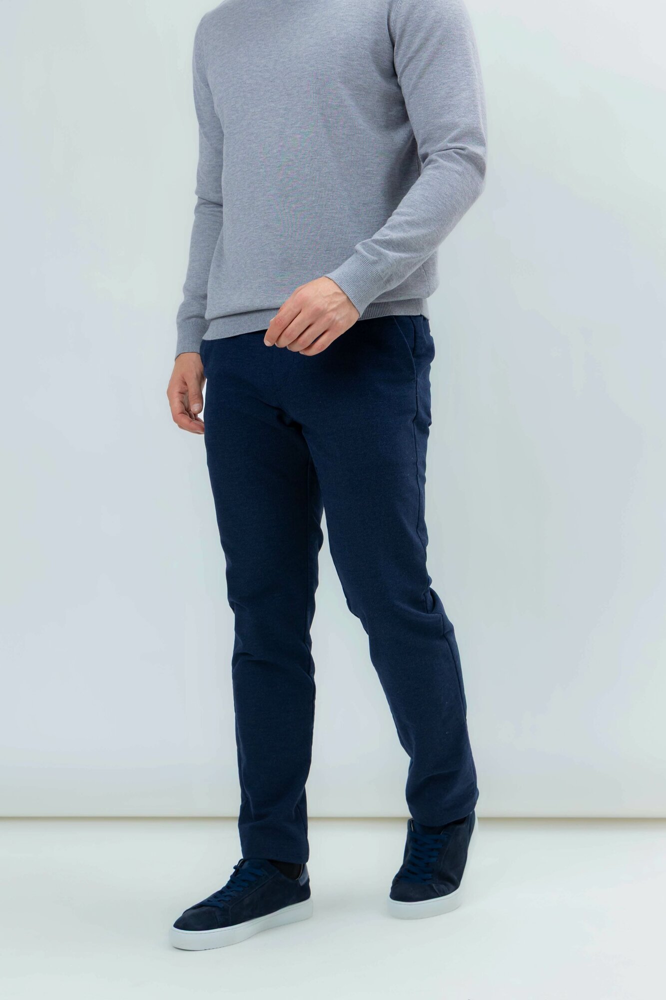 Брюки классические TERRA PRO, размер 32, navy