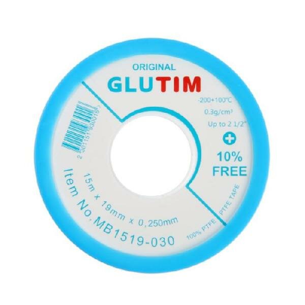 Фум лента для воды 19мм х 0.25мм х 15м TIM (300/75) MB1519-030