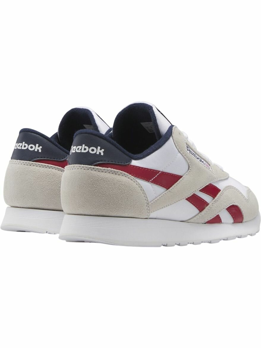 Кроссовки Reebok Classic Nylon, полнота F, размер 6 US, белый/красный/синий — фото 1