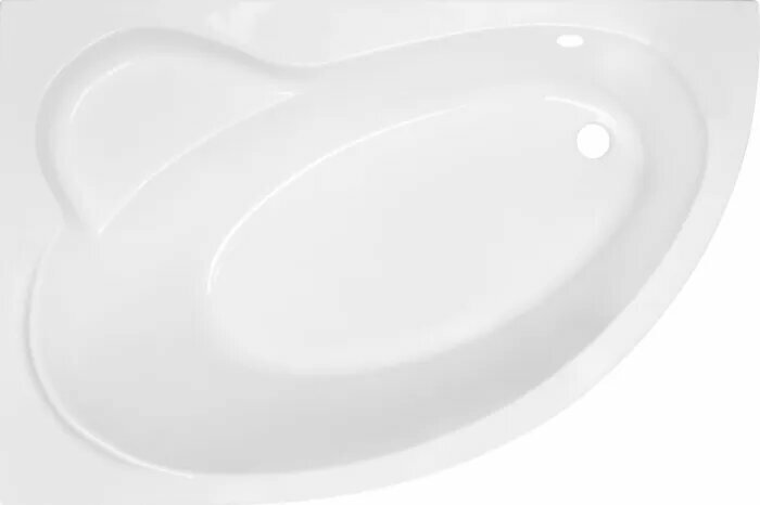 Акриловая ванна Royal Bath Alpine RB 819100 L 150x100 см угловая левая пристенная белая асимметричная с каркасом с сиденьем