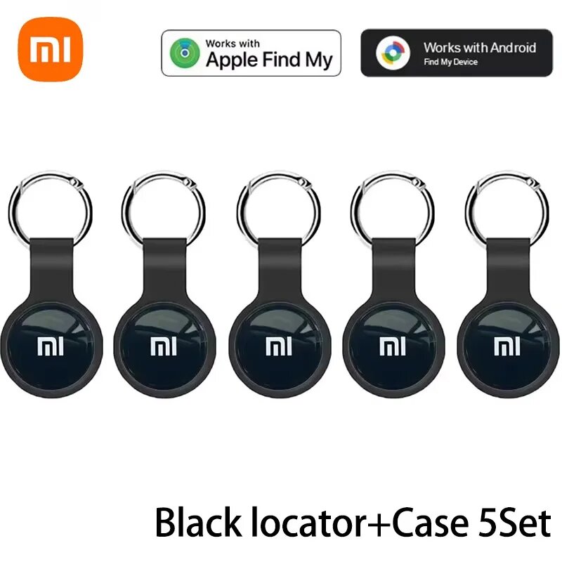 MIJIA GPS-трекер для детей и животных 5pcs Black with Case