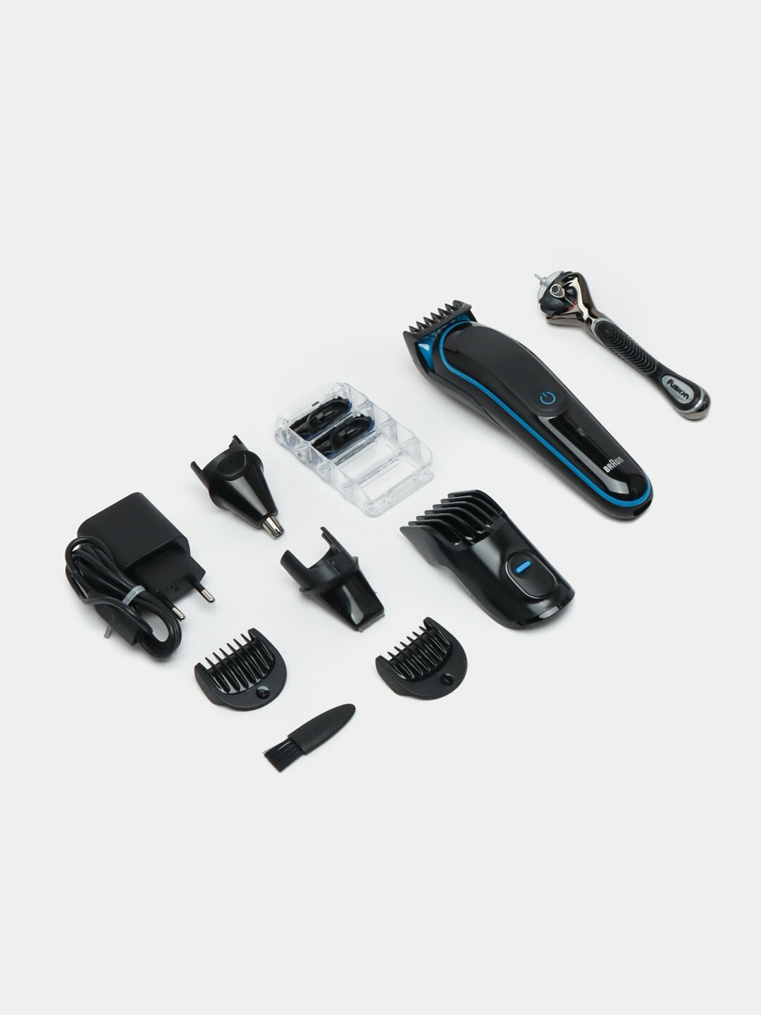 Триммер для волос Braun MGK5265, 8 насадок, черный, время автономной работы 100 мин