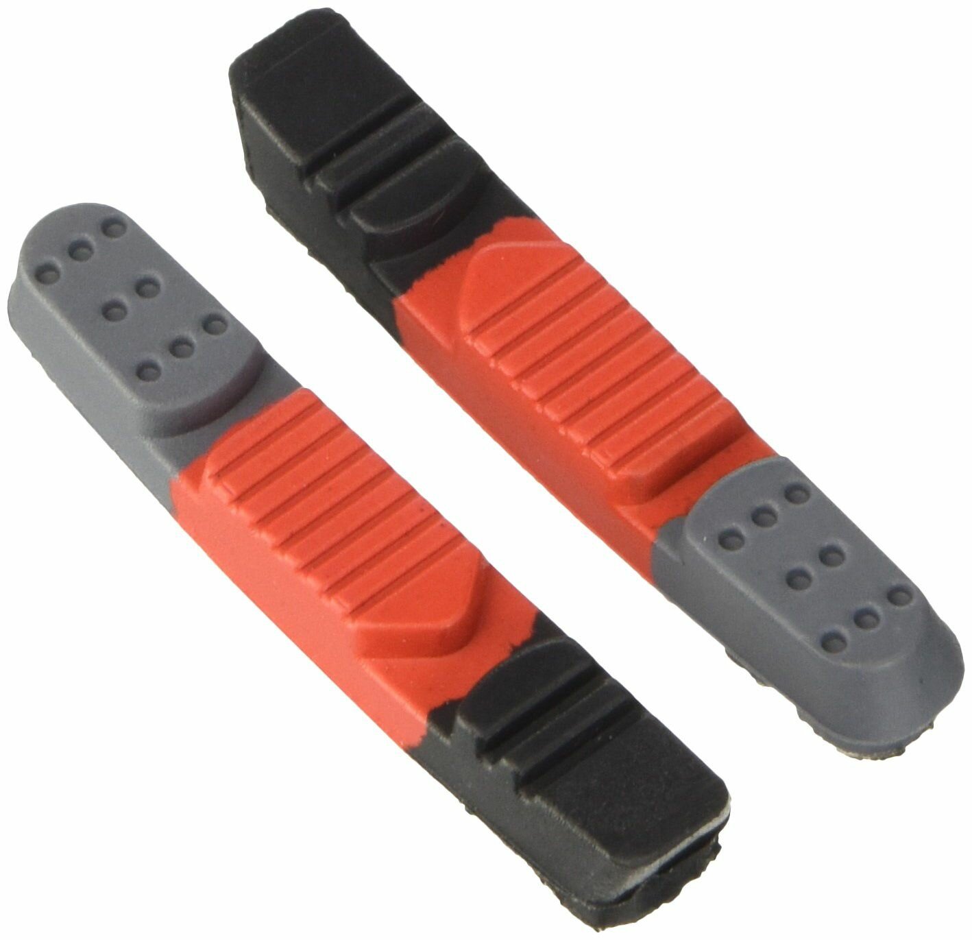 Сменные трехцветные колодки (резинки) для тормозного картриджа велосипеда CLARKS CPS220 для 55мм Shimano, Sram, Tektro