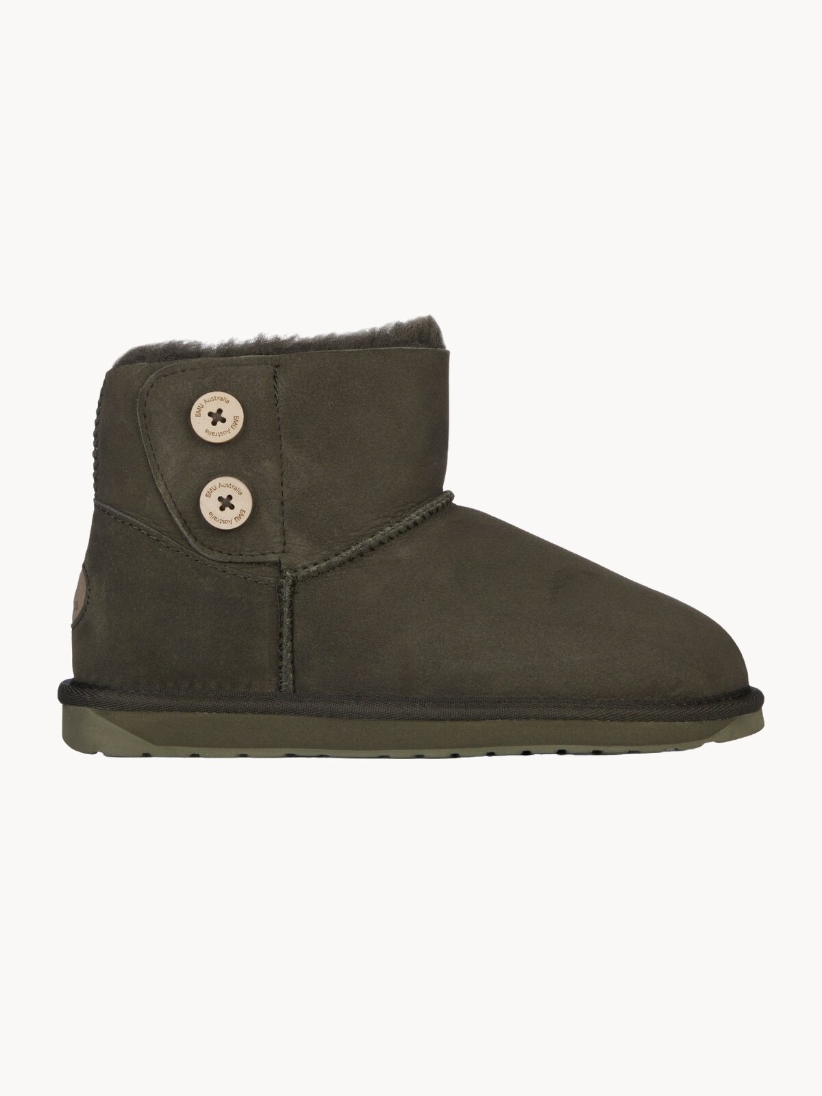Угги EMU, размер 7, темно-оливковый