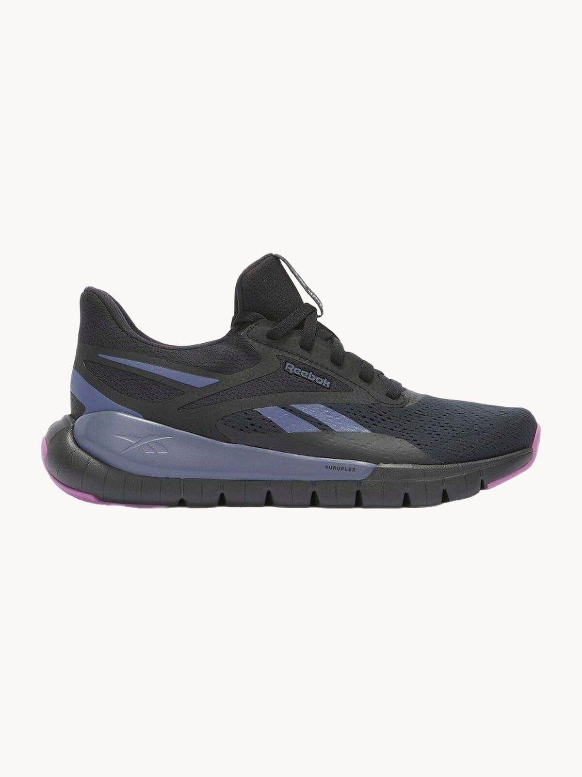 Кроссовки Reebok Flex Trainer, размер 7,5 US, черный/фиолетовый