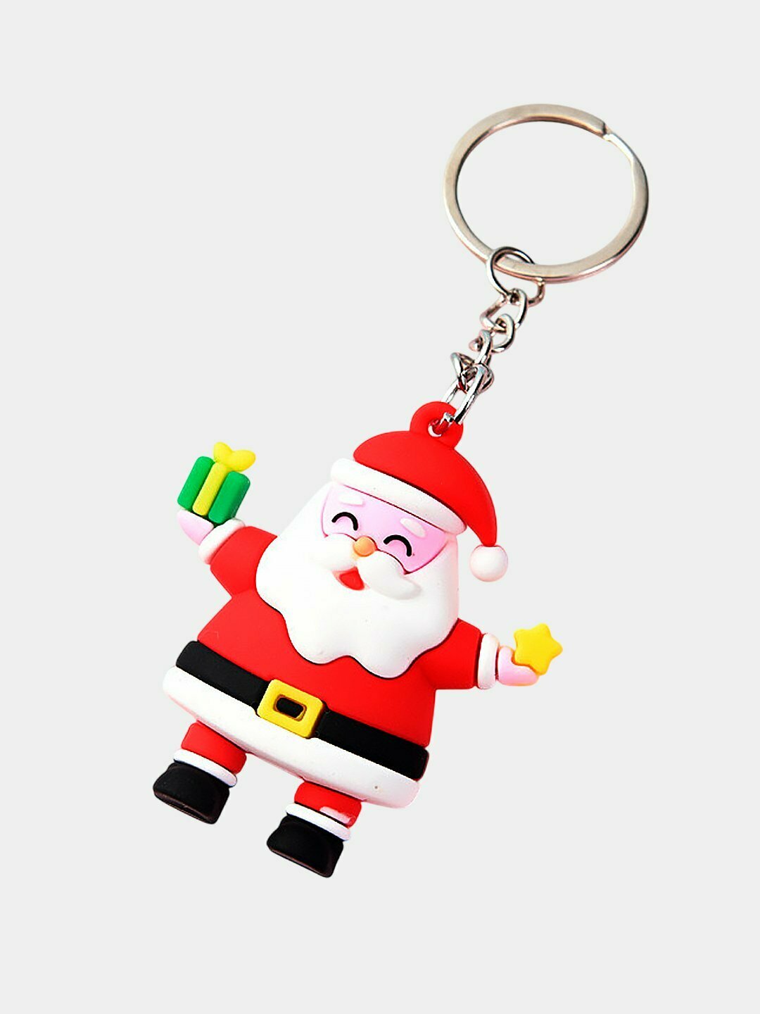 Брелок "Новый год" отличный подарок, силиконовый, новогодний, 1 шт