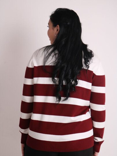 Свитер , размер OneSize, бордовый — фото 1