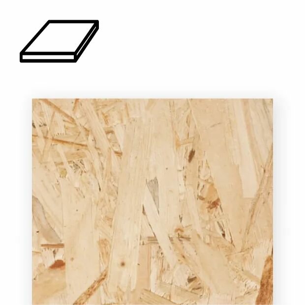 Плита ОСБ базис Муром, OSB-3, влагостойкая, гладкая, 2500x1250x9 мм — фото 1