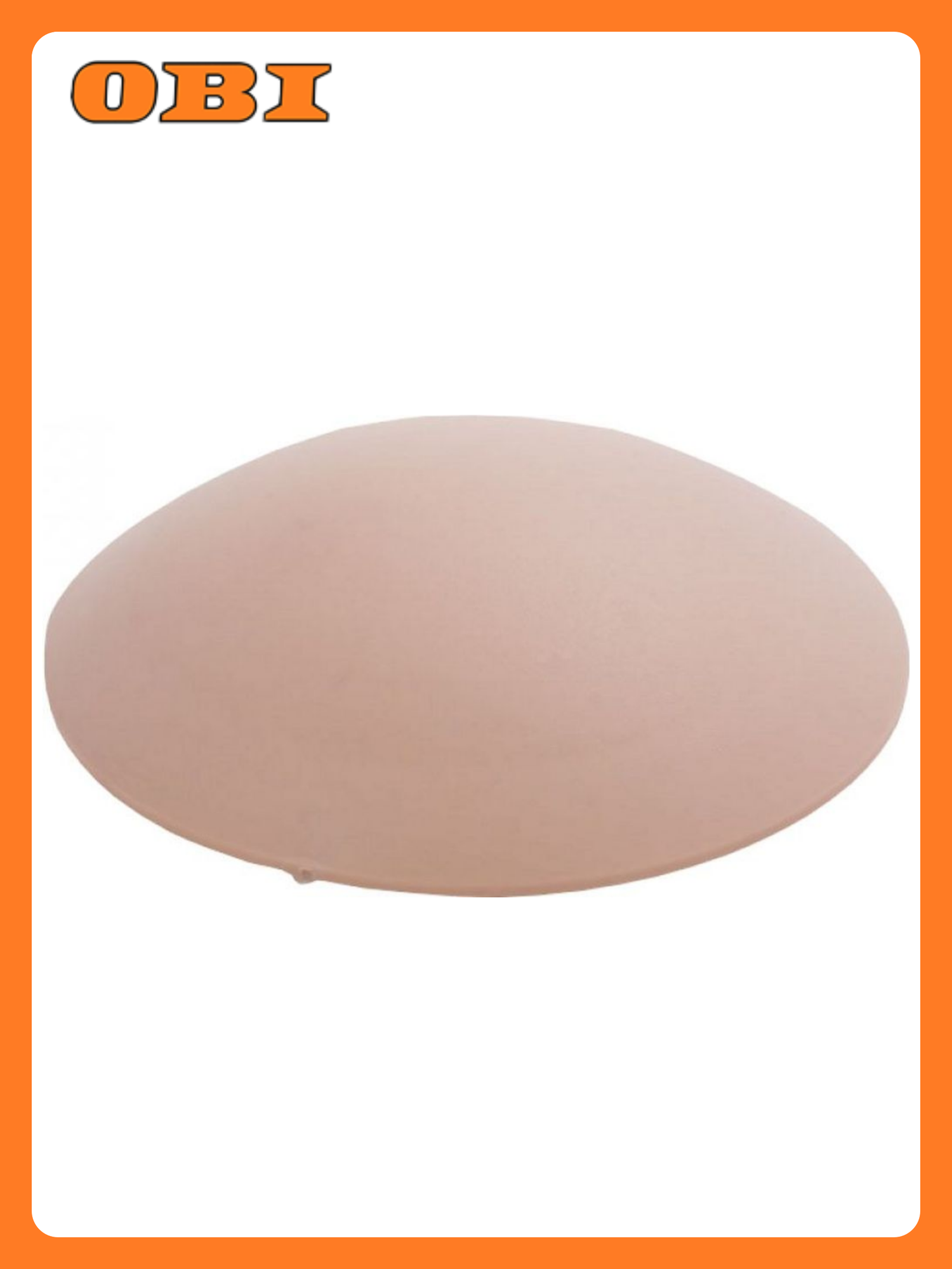 Стопор дверной настенный европартнер самоклеющийся под шуруп D60 бежевый 1 шт