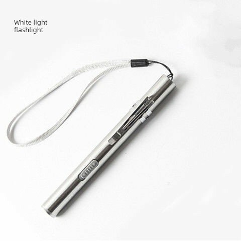 USB-перезаряжаемый мини-фонарик с LED-лампой для осмотра глаз, ушей, носа и горла на открытом воздухе, без зарядного