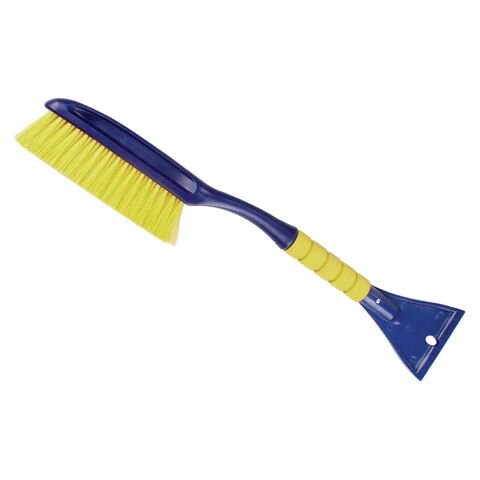 Щетка со скребком для снега автомобильная 58 см, мягкая щетина GOODYEAR, WB-02, GY000202