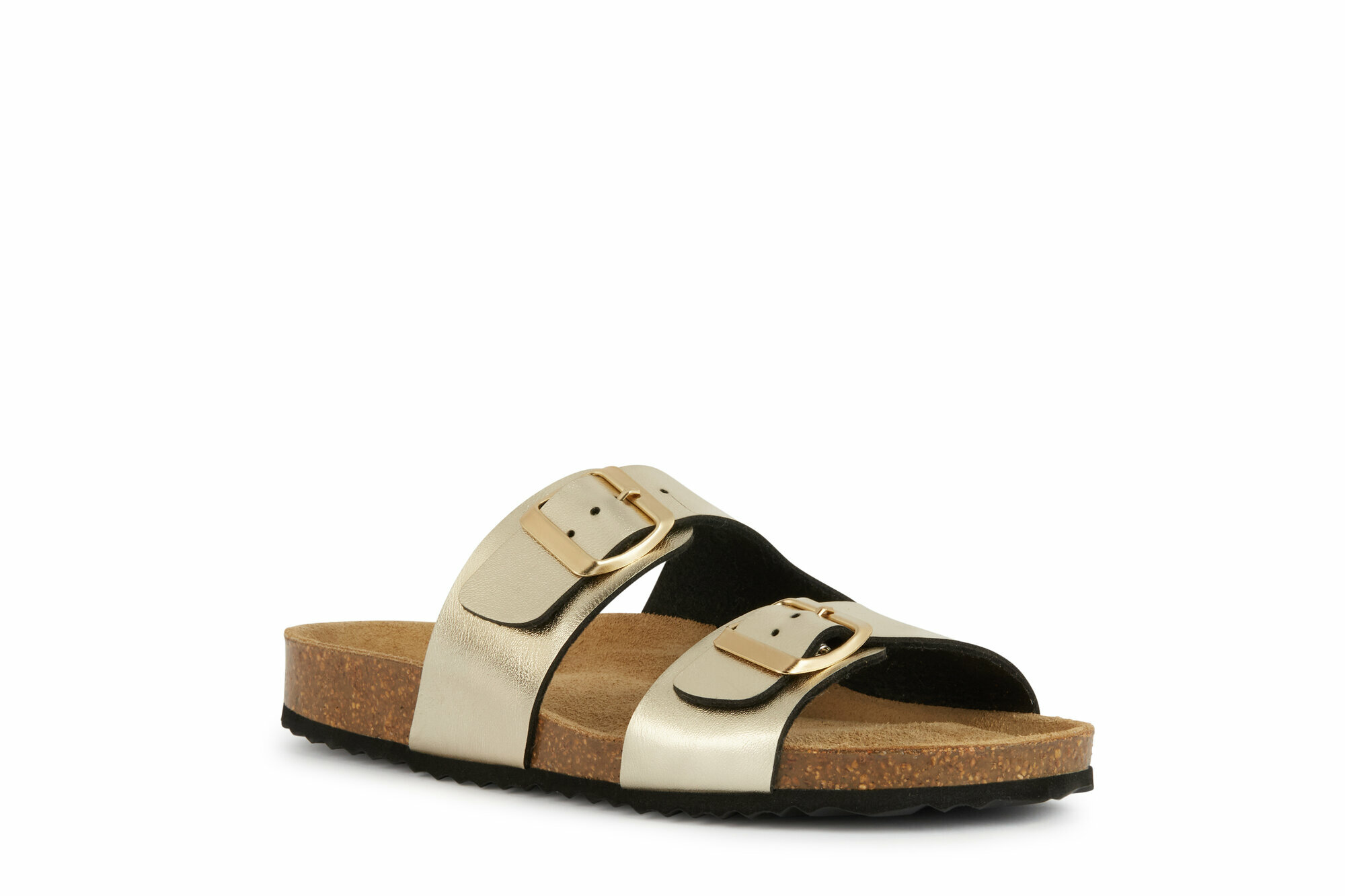 Сабо GEOX Brionia, размер 36 RU, золотой — фото 1