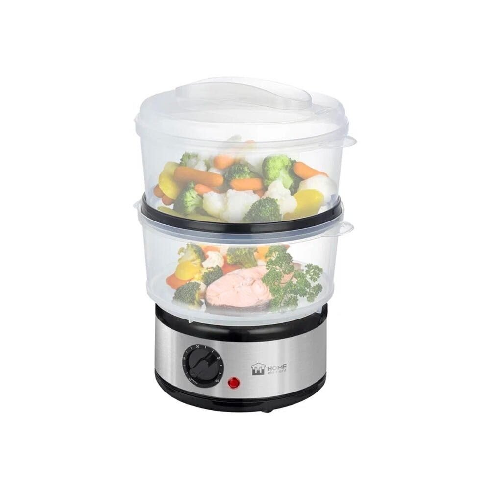 Пароварка Home Element HE-FS1501, 500 Вт, автоотключение, таймер