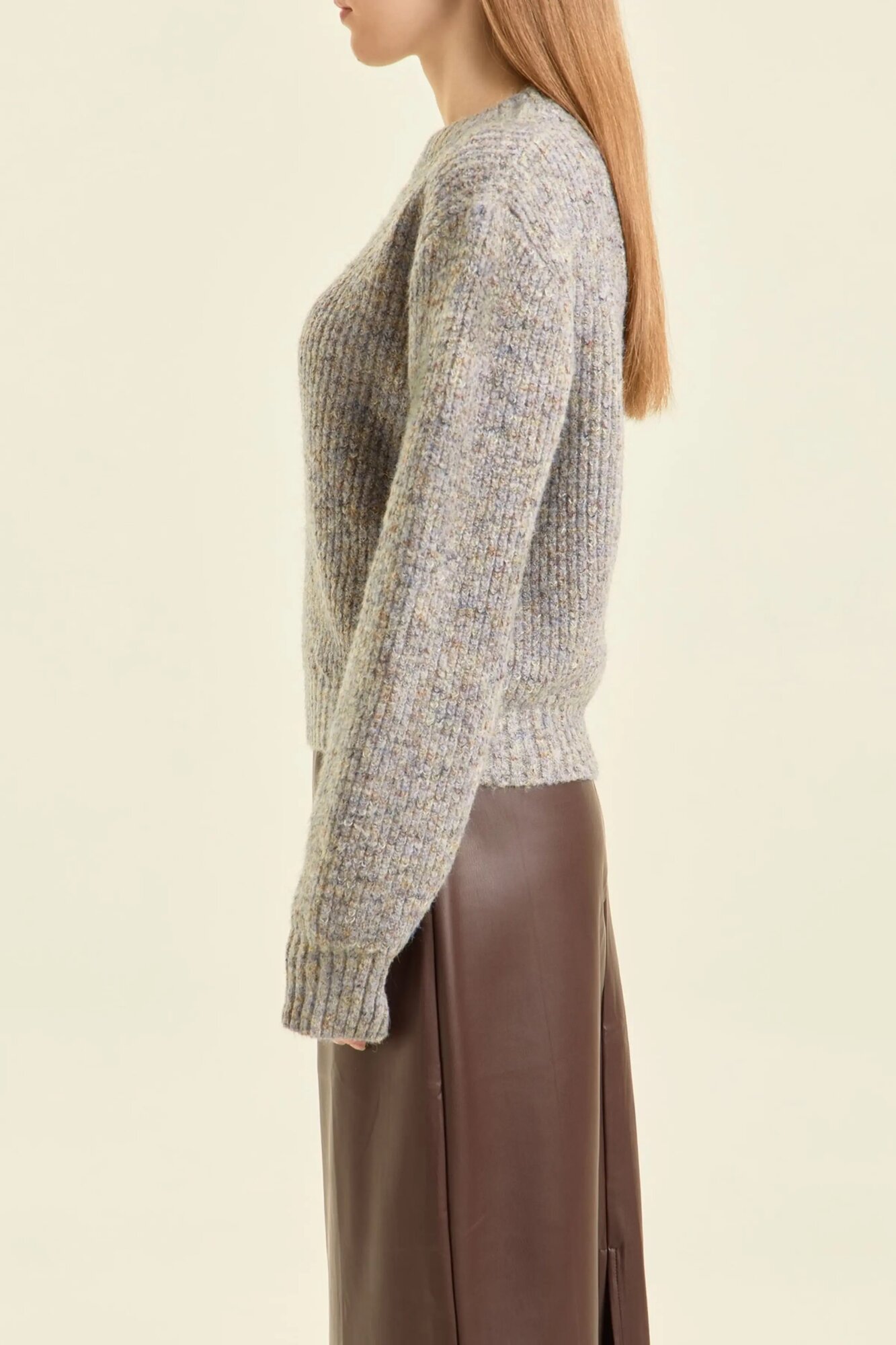 Свитер Selfie, размер S, , серый — фото 1