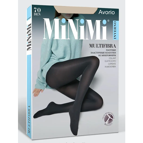 фото Колготки minimi multifibra 70, размер 3, слоновая кость