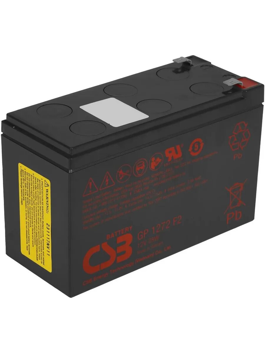 Батарея GP1272 12V (7.2 Ah) F2 (28W))