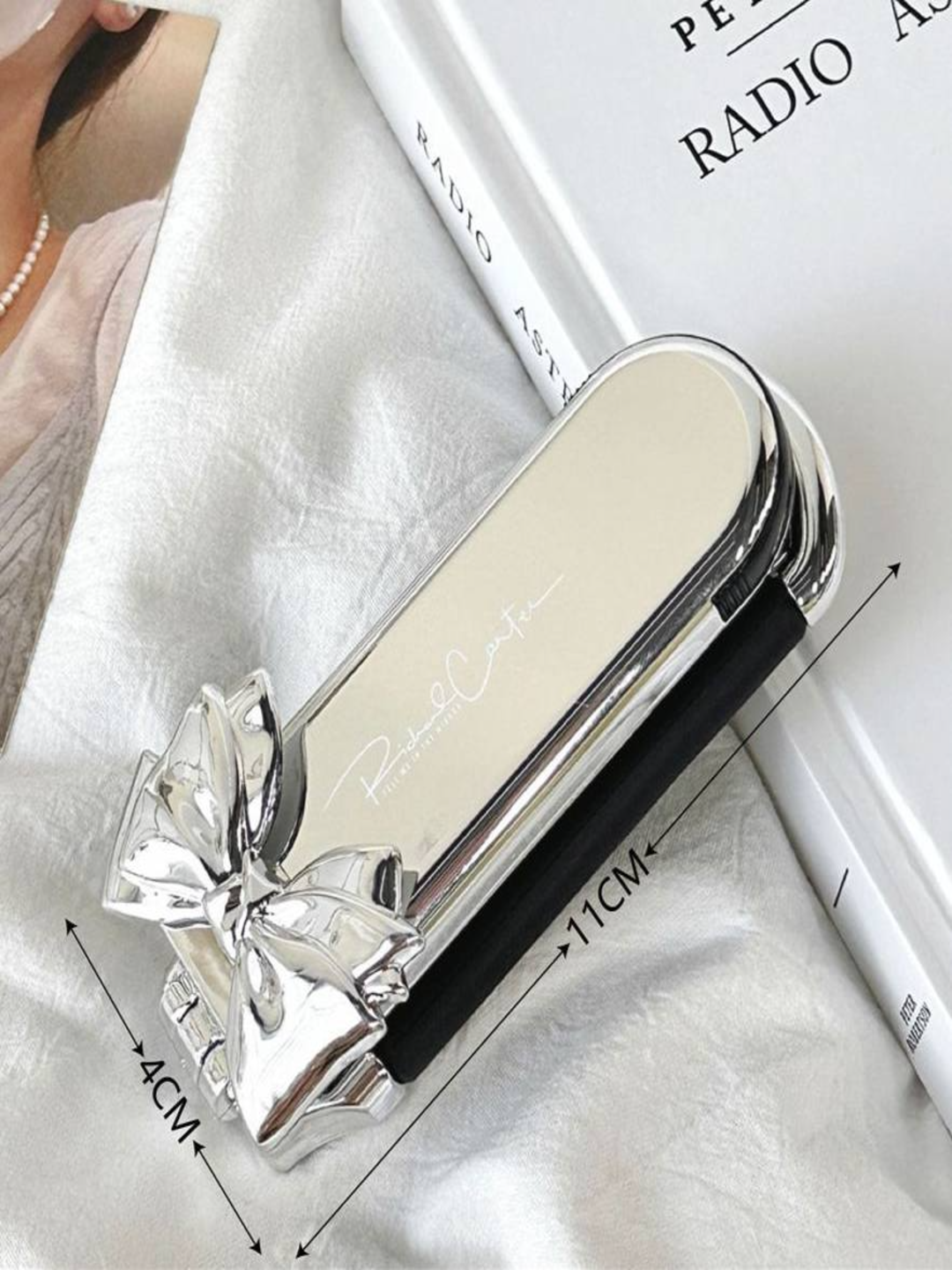 Складная мини-расческа с зеркалом — фото 1