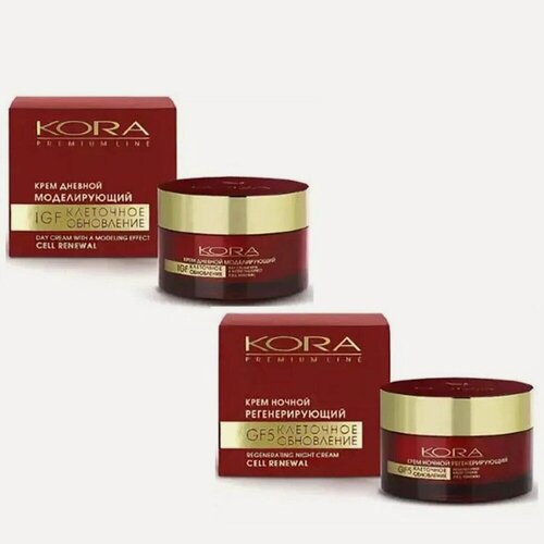 Изображение товара Коrа Набор Premium Line "Базовый уход": крем дневной 50 мл + крем ночной 50 мл
