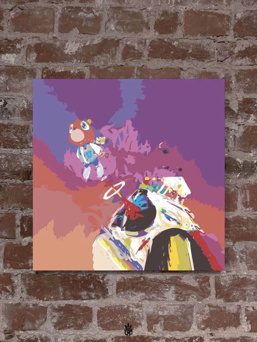 KANYE WEST картина по номерам на холсте — фото 1