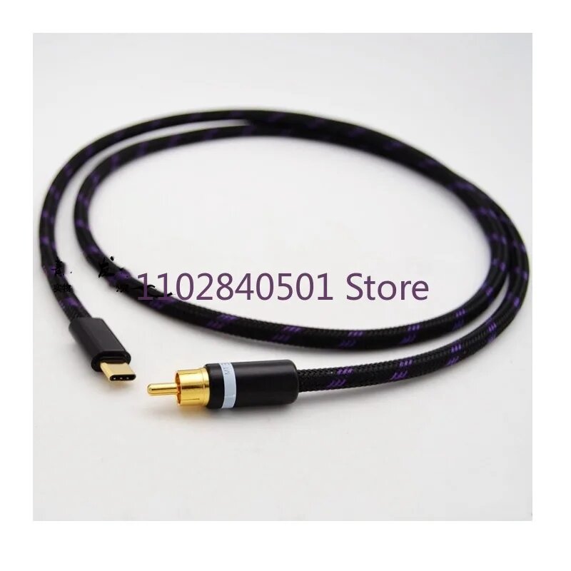 Коаксиальный кабель Type-C RCA 1m 75 Ом