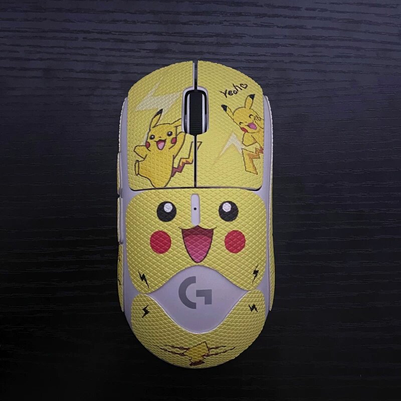 Наклейка для мыши Logitech GPW, желтый цвет, полное покрытие для всех моделей