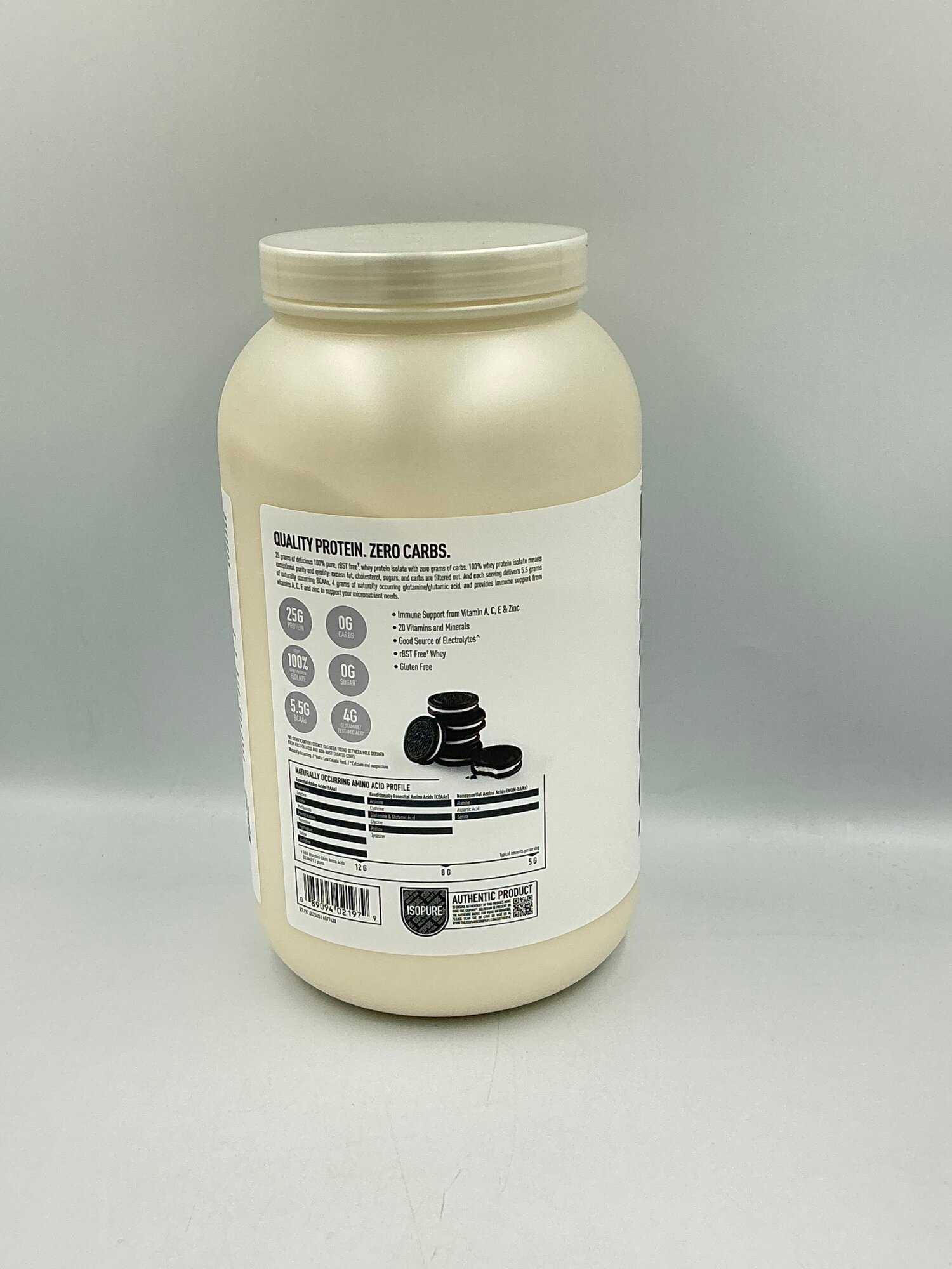 Isopure zero carb protein isolate вкус печенье и крем 1,36кг — фото 1