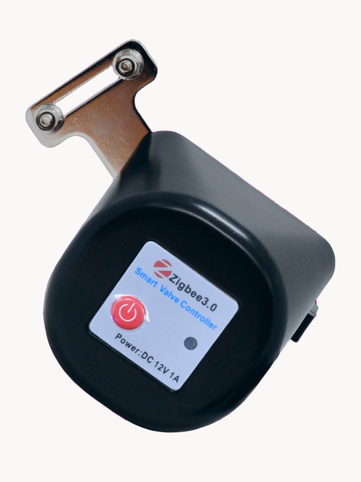 Умный привод перекрытия воды и газа Zigbee Tuya, система защиты от протечек на кран, клапан с электроприводом, черный