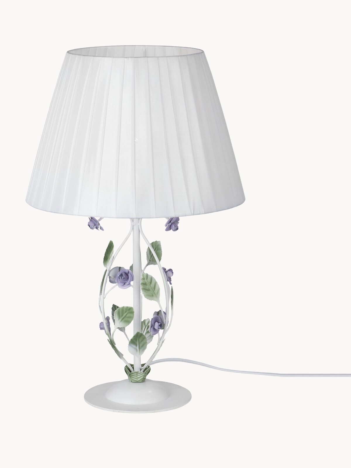 Настольная лампа Vitaluce V1794-0/1L , 1 лампа 3м2, Е27, 60Вт, цвет белый матовый.