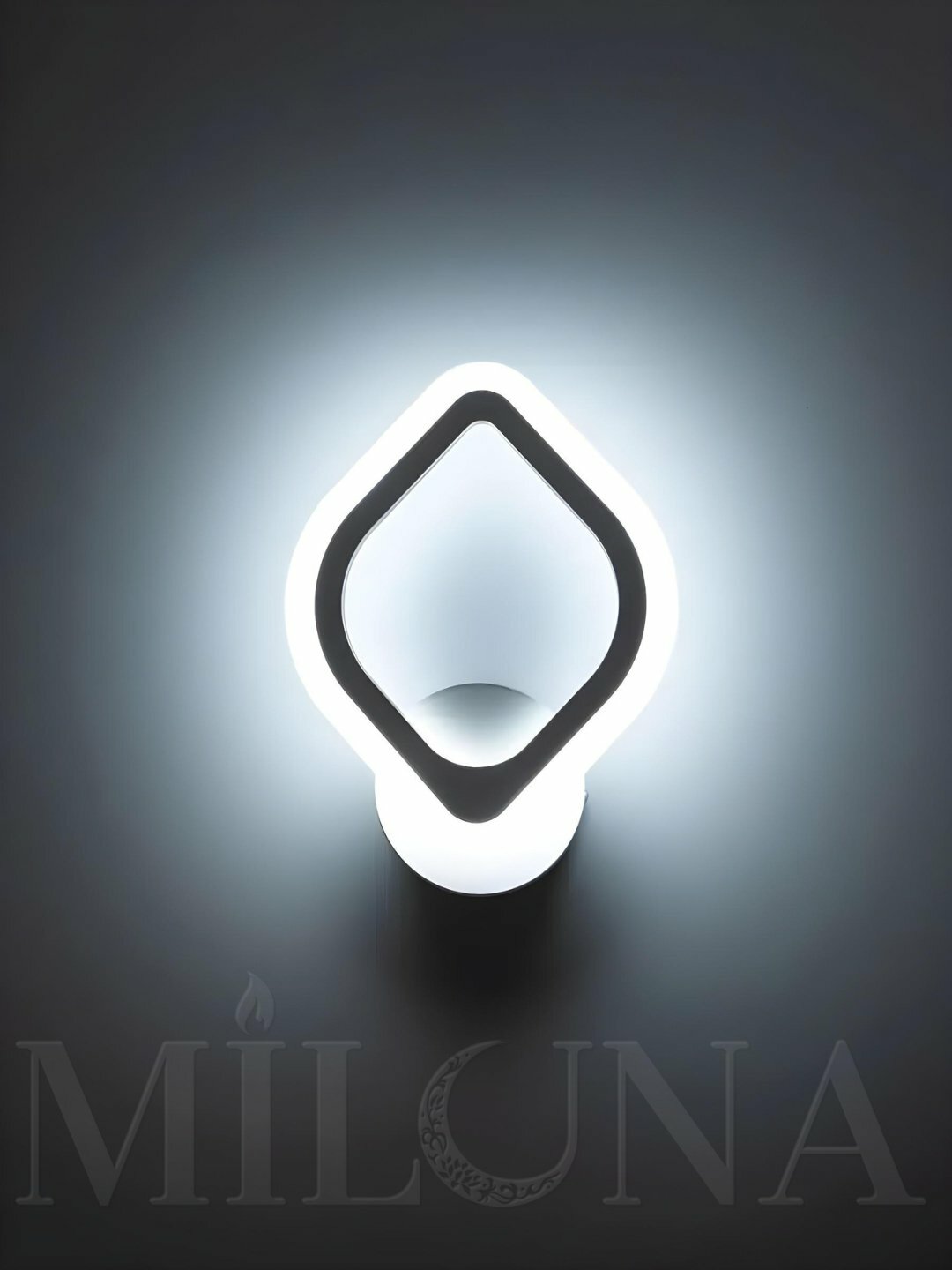 Бра лед настенное, светильникб с 3 режимами освещения, светодиодный, энергосберегающий, Черный — фото 1