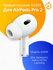 Правый Наушник для AirPods Pro 2 (R), белый / A2698 для кейса A27...