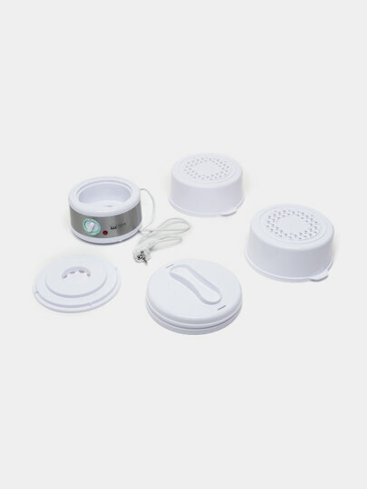 Пароварка Home Element HE-FS1501, 5 л, 500 Вт, автоотключение, белый — фото 1