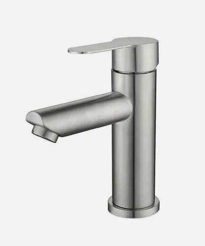 Изображение товара Смеситель для раковины и умывальника из нержавеющей стали от бренда Ganzer HN10032-G сатин