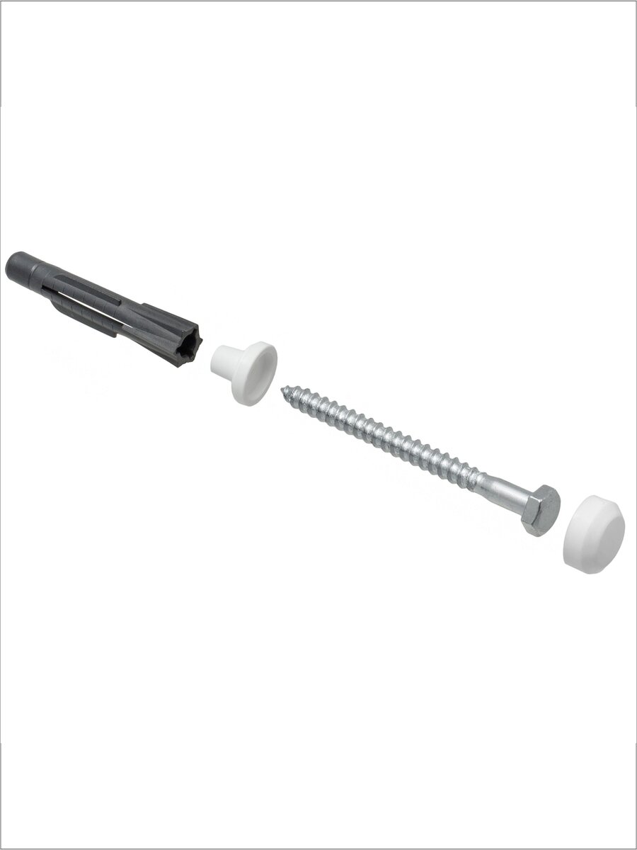 Крепление для унитаза к полу и писсуара MasterProf, металл/пластик — фото 1