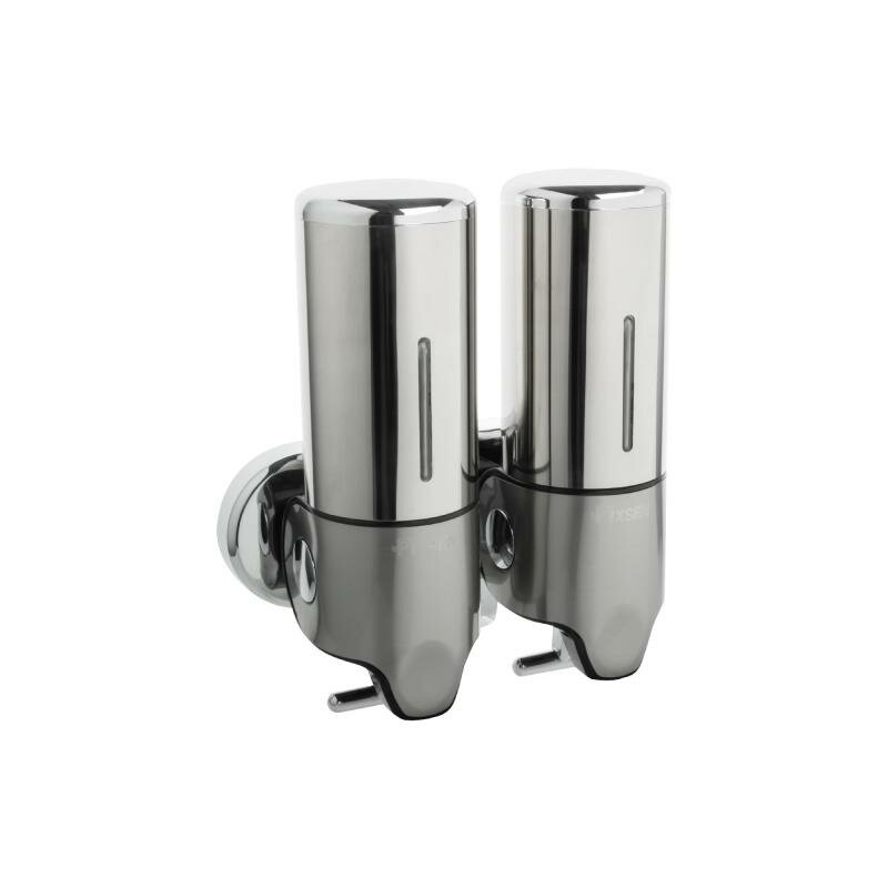 Fixsen Дозатор жидкого мыла FIXSEN HOTEL FX-31012A-2 серый/хром