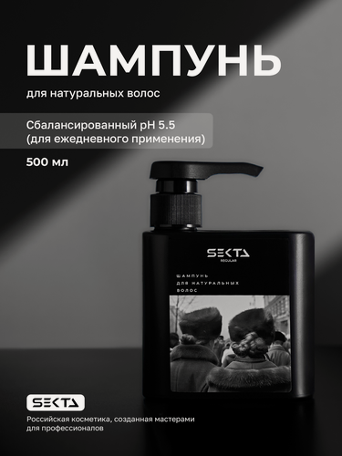 Изображение товара Шампунь для всех типов волос с дозатором Hair Sekta 500 мл