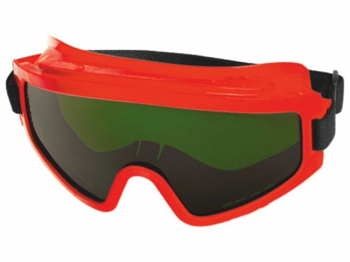 Очки РОСОМЗ ЗН11 закрытые панорамные зеленые CA непрямая вентиляция