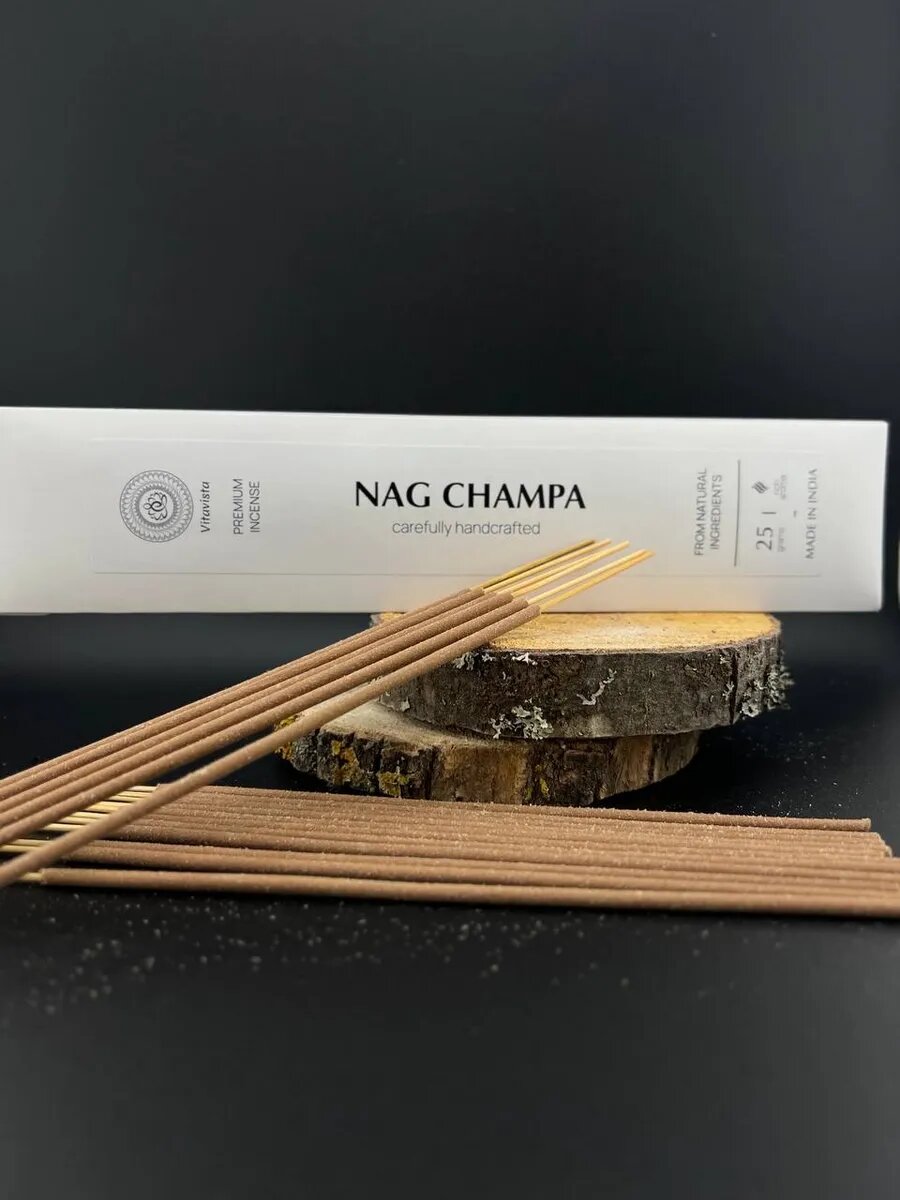 Аромапалочки "НАГ чампа" AROMA MOOD ", Благовония палочки Премиум, ручная работа, для йоги и медитации — фото 1