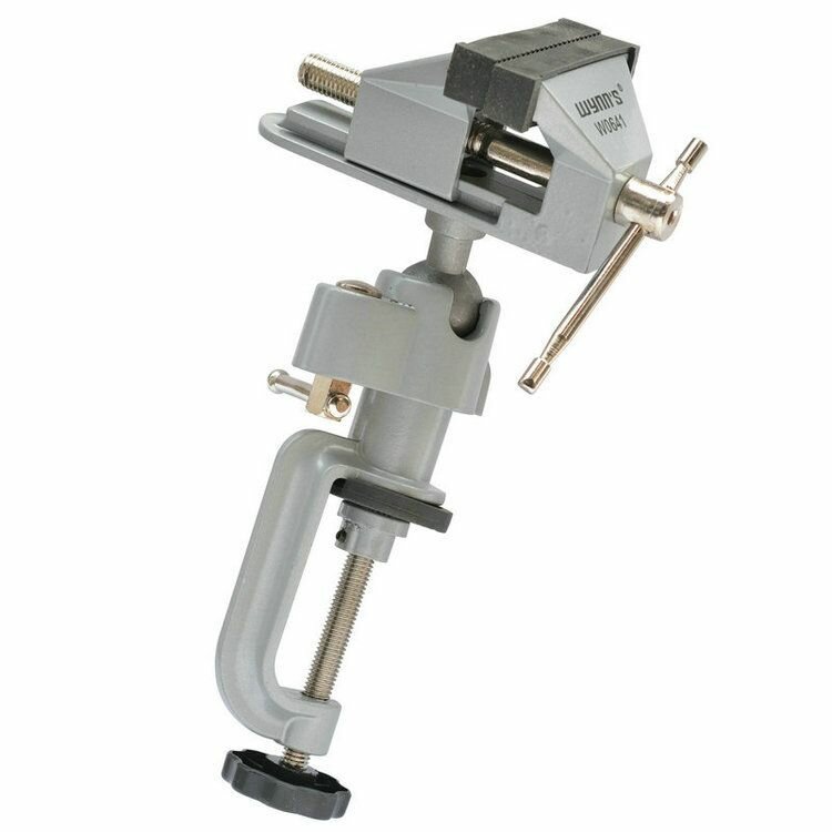 Тиски для моделирования поворотные Алюминий ширина губок 75 мм Sakura XZXQ-194