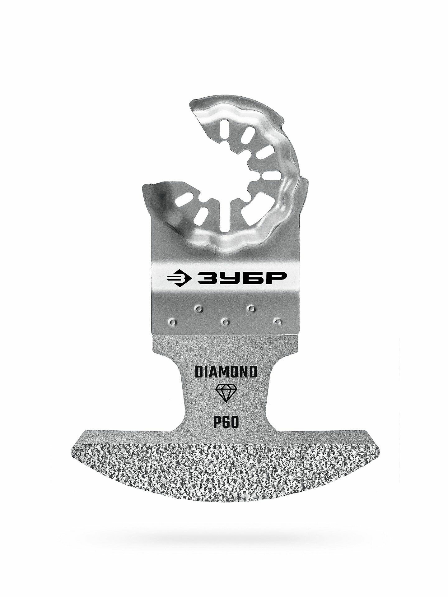 Насадка для МФИ реноватора мультитула Полотно с алмазным зерном 70x1.6 мм керамика мрамор стекло кирпич Р60 15585-70-1.6