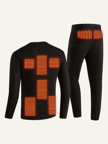 Изображение товара USB термобелье с подогревом для мужчин и женщин комплект для зимних видов спорта без power bank104