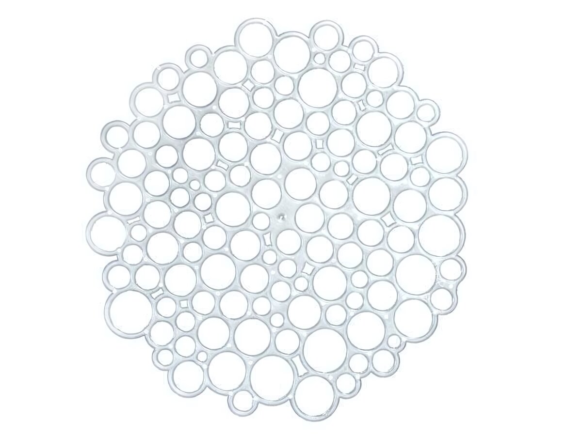 Решетка для раковины круглая 29 см пластик белый — защита поверхности и удобная чистка овощей