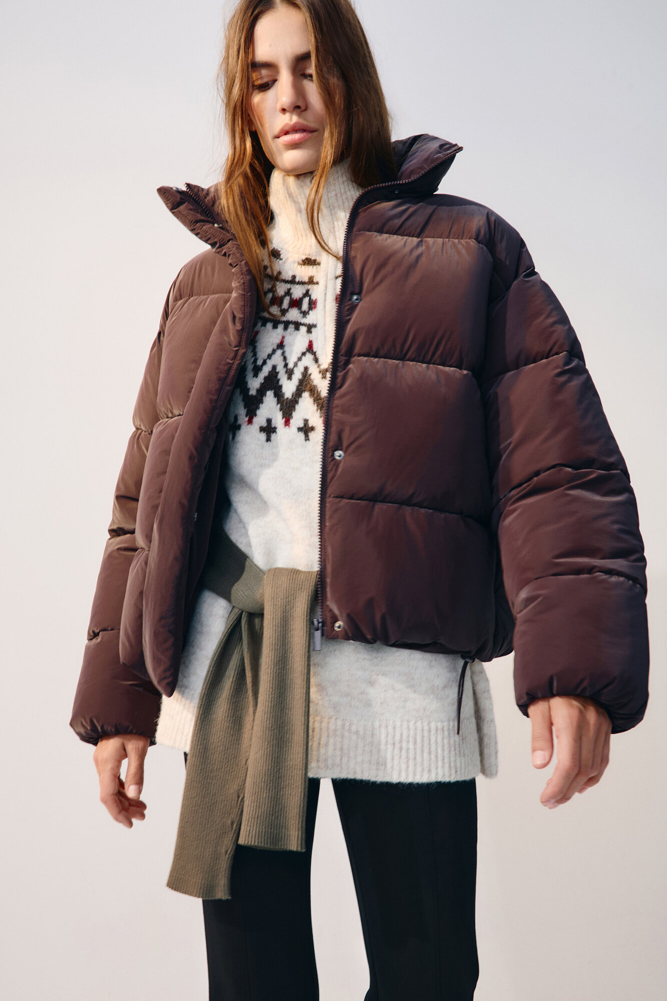 Куртка Befree Woman Mix&Match размер XS Шоколадный