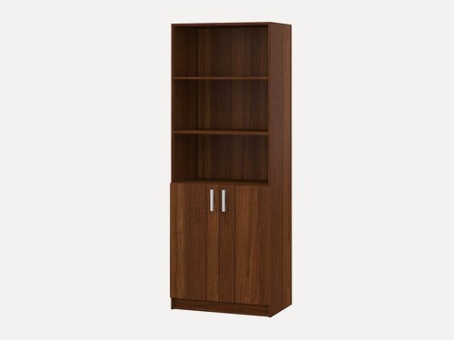 Изображение товара Шкаф ШО-12 (ШхГхВ) (600х440х1900), 44 кг, орех, 5 полок, 1 дверка, "Колизей мебель"