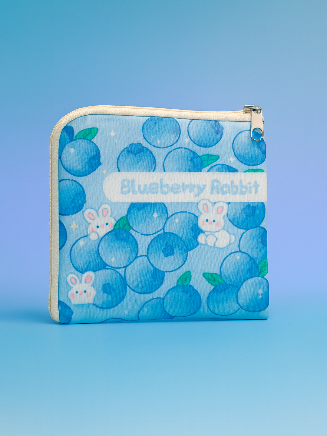Футляр для прокладок, мини косметичка с голубикой, 12,5 х 12,5 см