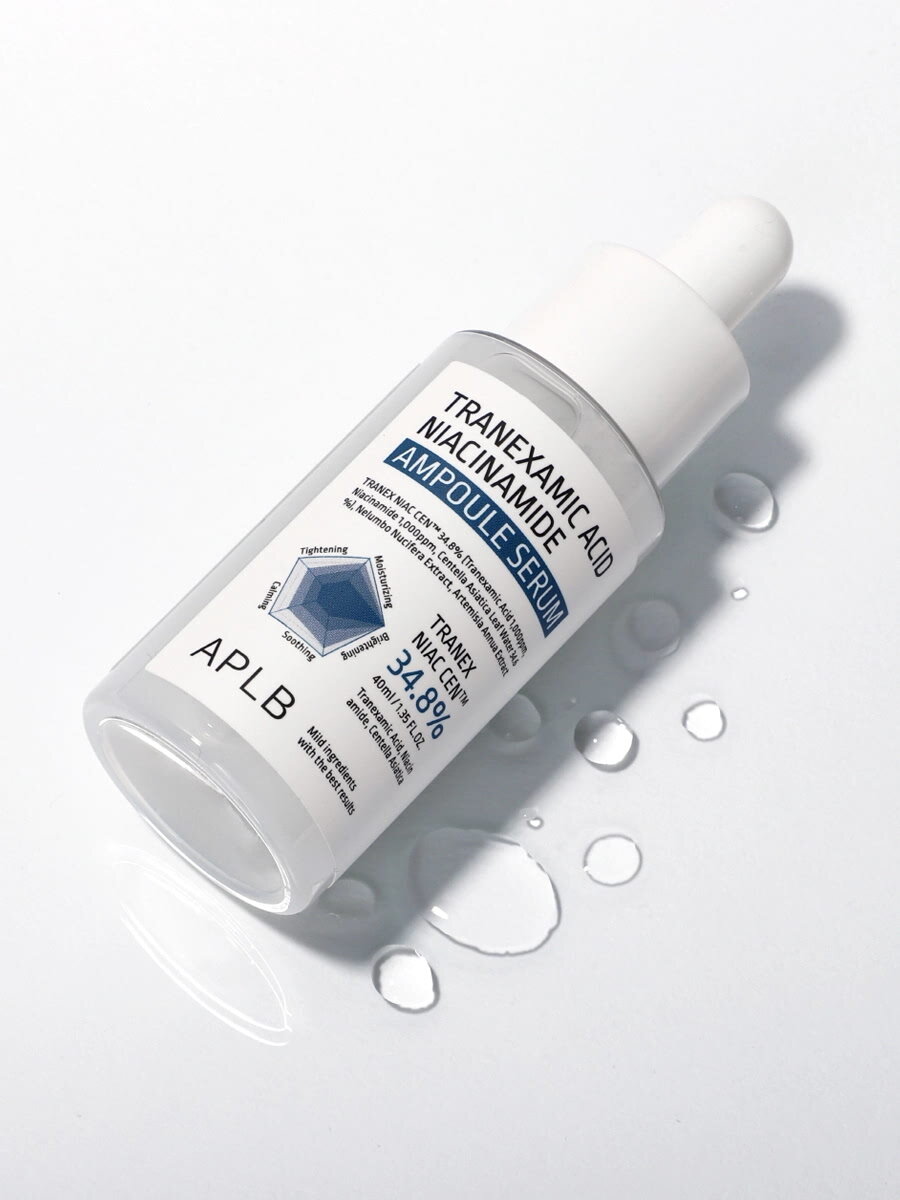 Cыворотка с транексамовой кислотой и ниацинамидом от пигментации APLB Tranexamic Acid Niacinamide Ampoule Serum 40 мл — фото 1