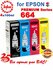 Чернила Epson 664 для принтеров L100, L200, L300, L110, L120, L12...